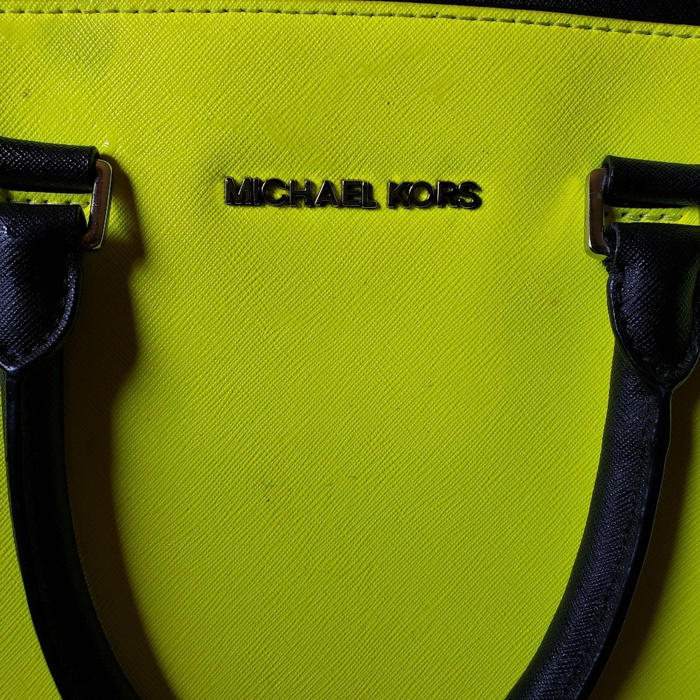 Michael Kors Large Neon Colorblock Selma